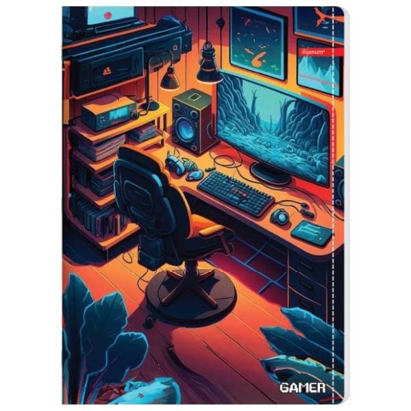 Sveska A4 karo 52lista ILIJANUM gamer 1kom 0