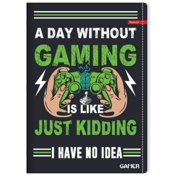 Sveska A4 52lista latajn ILIJANUM gamer 1kom 0