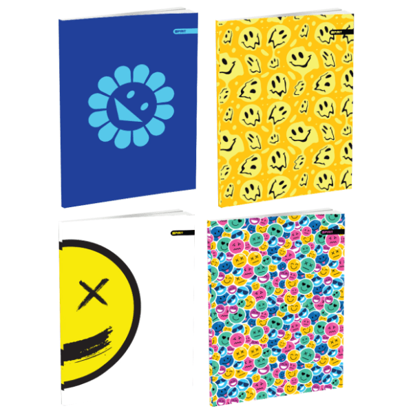 Sveska A5 prazna SPIRIT premium smiley 52lista 1kom 0