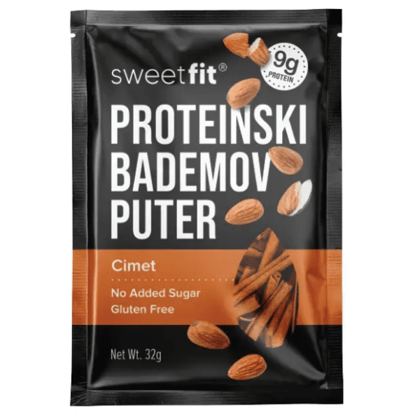 Bademov puter SWEETFIT proteinski cimet 32g 0