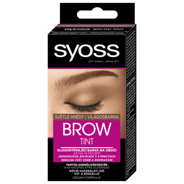 SYOSS Brow tint light brown boja za obrve 1kom 0