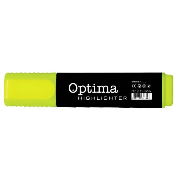 Tekst marker OPTIMA žuti 1kom 0