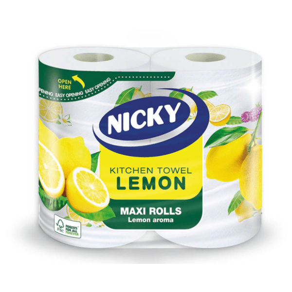 Ubrus NICKY Maxi limun 2sloja 2kom 0