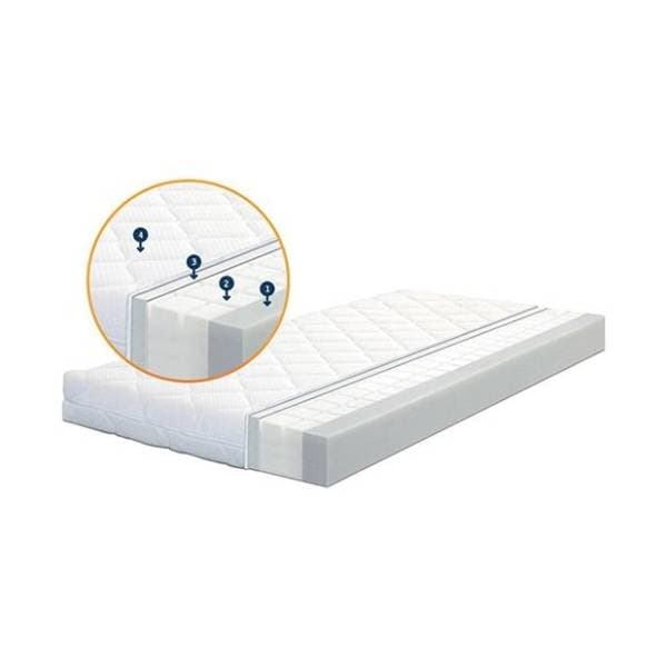 VAPEX dušek za krevetac Junior 120 x 11 x 60 cm beli 0