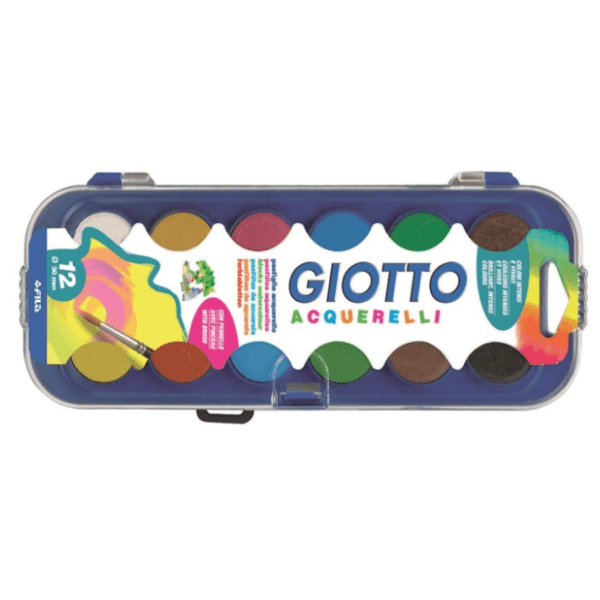 Vodene boje GIOTTO 12kom + četkica gratis 0