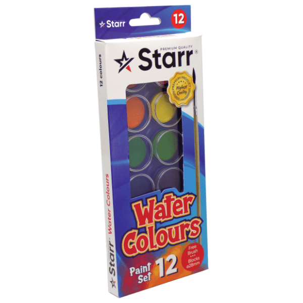 Vodene boje STARR 12kom 0