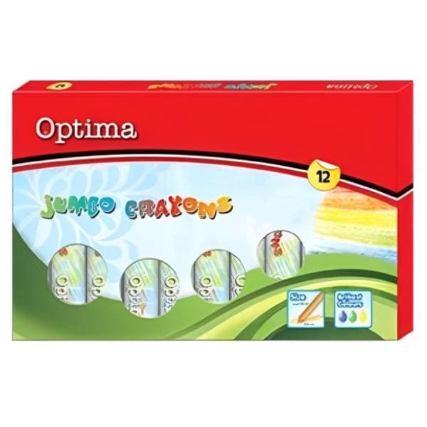 Voštane boje OPTIMA jumbo 12kom 0