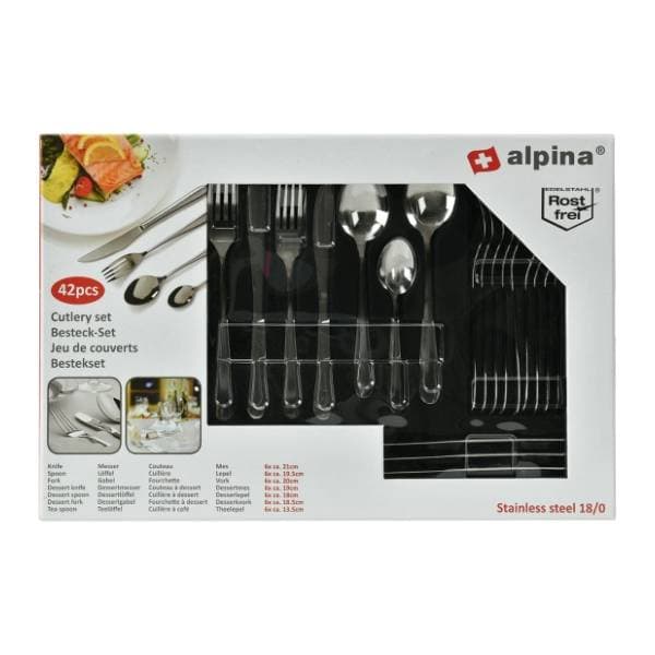 ALPINA escajg 42kom i TCHIBO nadstolnjak 1