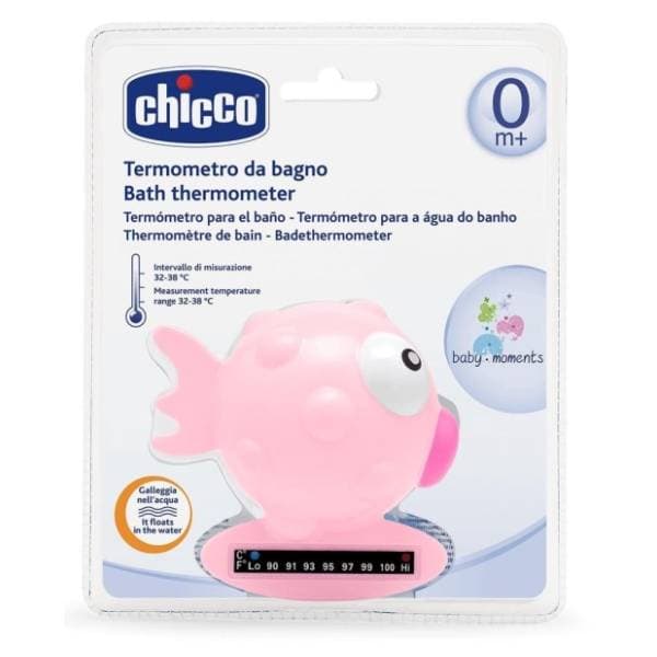 CHICCO termometar za kupanje Ribica roze 0