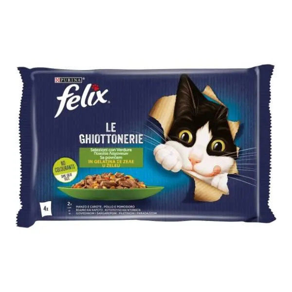 FELIX hrana za mačke govedina 4x85g 0