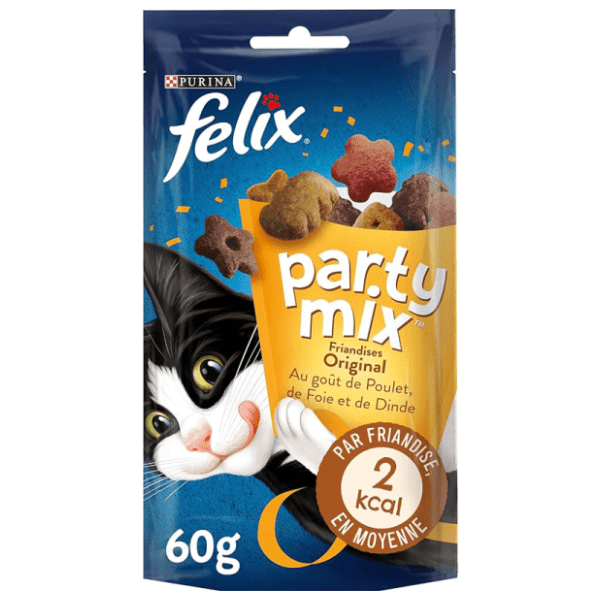 FELIX Party Mix Original piletina, džigerica i ćuretina 60g 0