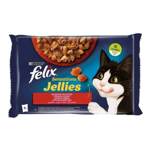 FELIX Sensations govedina i piletina 4x85g 0