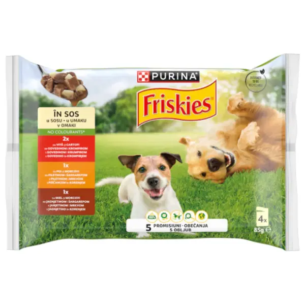 FRISKIES Adult meso u sosu 4x85g 0