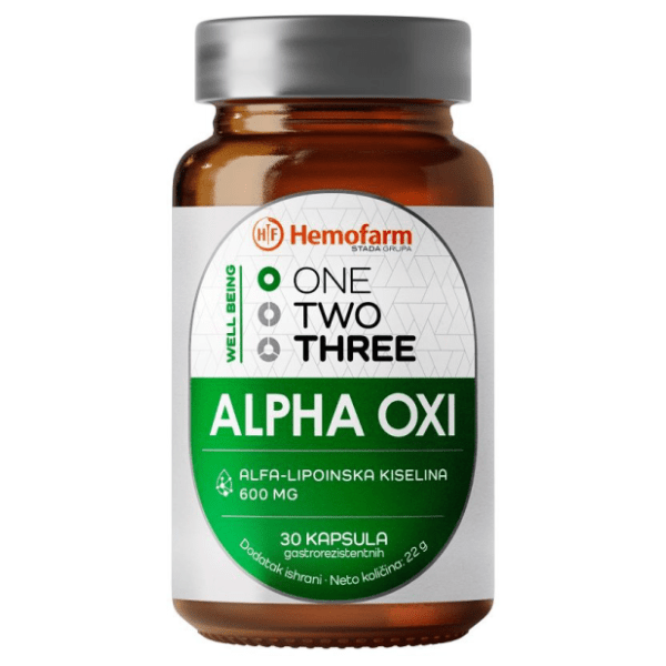 HEMOFARM Alphalipoin oxi kapsule 30kom 0