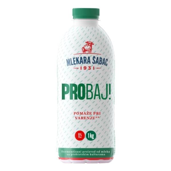 Jogurt MLEKARA ŠABAC Probaj probiotik 1%mm 1kg 0