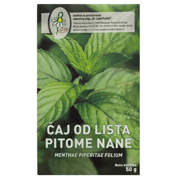 JOSIF PANČIĆ čaj od lista pitome nane 50g 0