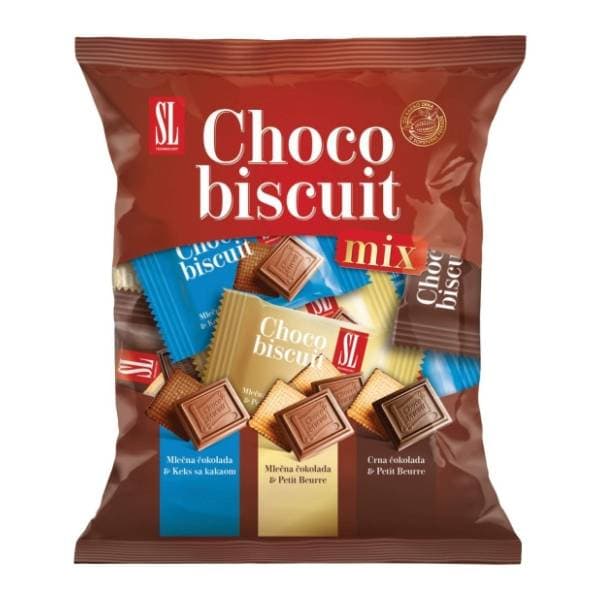 Keks SWISSLION choco biscuit mix 240g 0