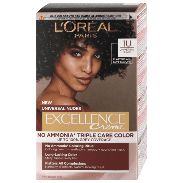 L'OREAL Excellence farba za kosu 1U universal black 0