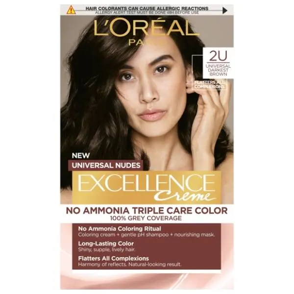 L'OREAL Excellence farba za kosu 2U universal darkest brown 0