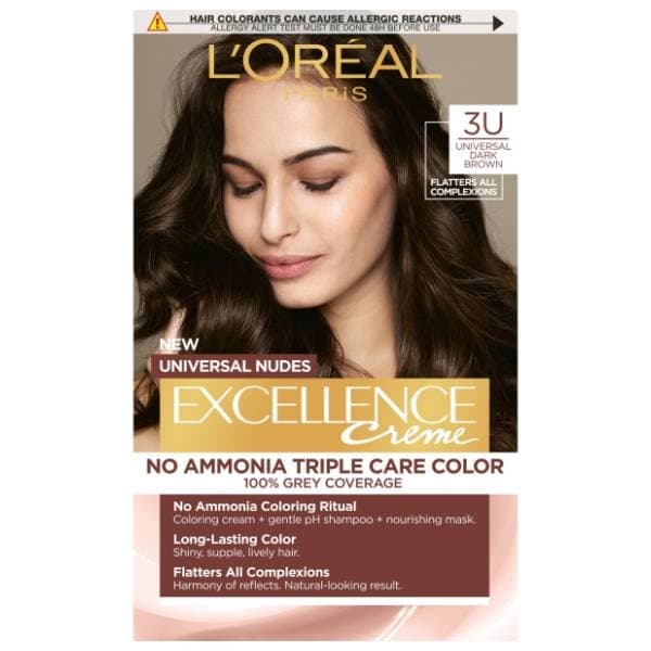 L'OREAL Excellence farba za kosu 3U unevrsal dark brown 0