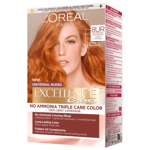 L'OREAL Excellence farba za kosu 8UR universal light copper 0