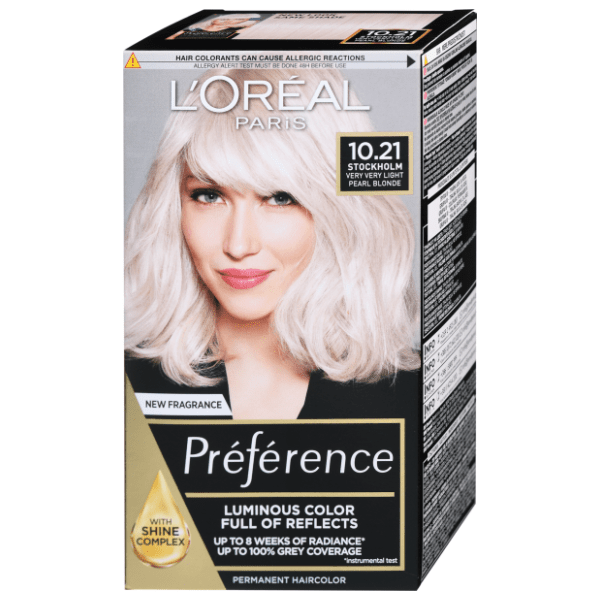 L'OREAL Preference farba za kosu 10.21 stockholm 0