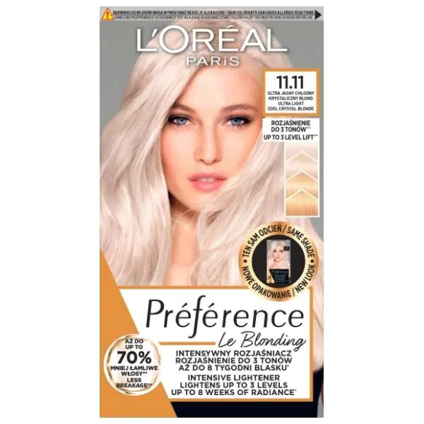 L'OREAL Preference farba za kosu 11.11 light cristal blonde 0