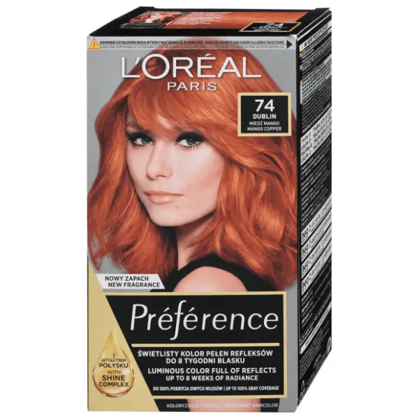 L'OREAL Preference farba za kosu 7.4 mango intense copper 0