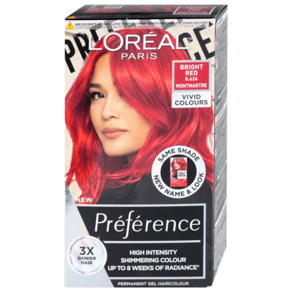 L'OREAL Preference farba za kosu 8.624 bright red 0