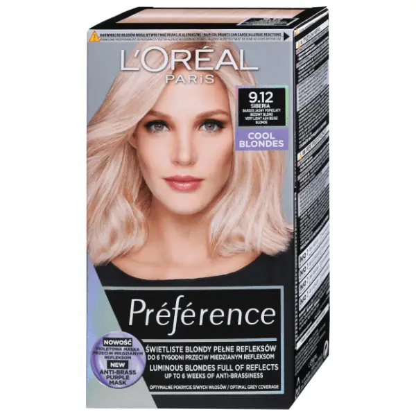 L'OREAL Preference farba za kosu 9.12 cool blondes 0
