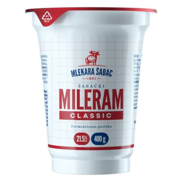 Mileram classic 21,5%mm MLEKARA ŠABAC 400g 0