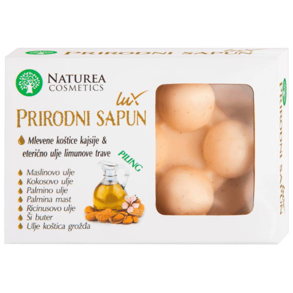 NATUREA Cosmetics lux prirodni sapun masažer 115g 0