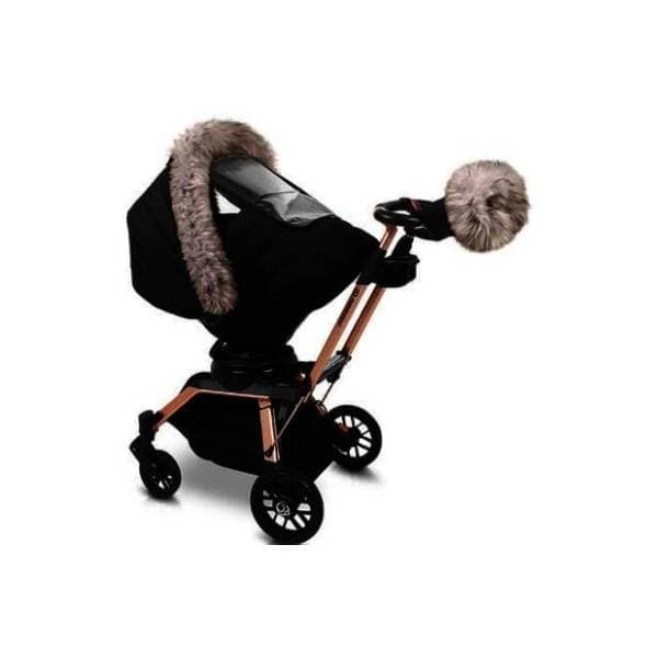 ORBIT BABY zimski set za kolica crni sa sivim krznom 1