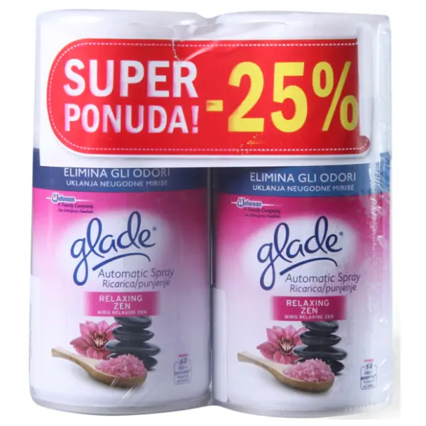 GLADE dopuna relaxing zen 269ml 2kom 0
