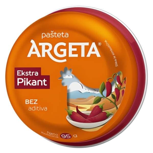 Pašteta ARGETA kokošija extra pikant 95g 0