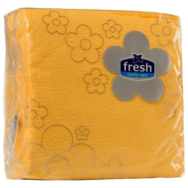 Salvete FRESH žute 1sloj 60kom 0