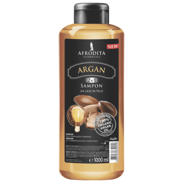 Šampon za kosu i telo AFRODITA argan 1l 0