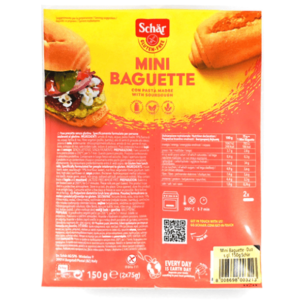 SCHAR mini baget bez glutena 150g 0