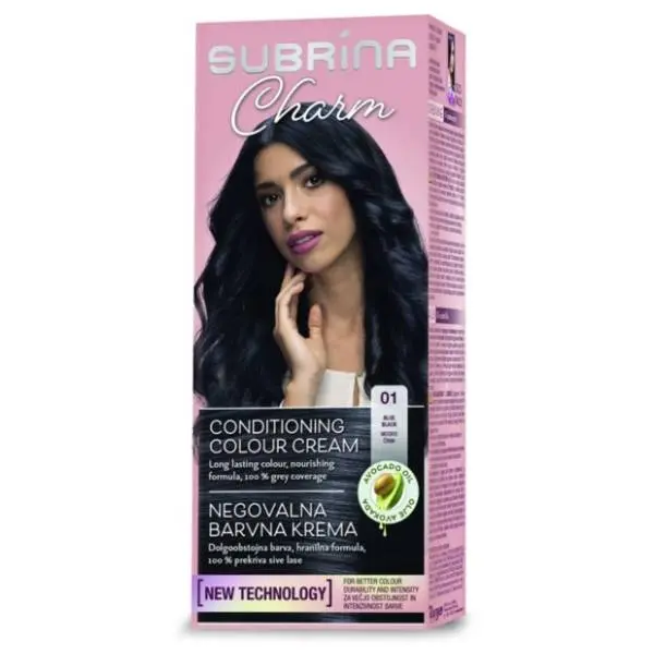 SUBRINA Charm farba za kosu 01 blue black 0