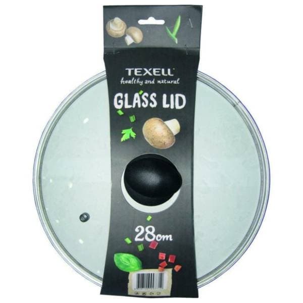 TEXELL stakleni poklopac za tiganj TGL-28 0
