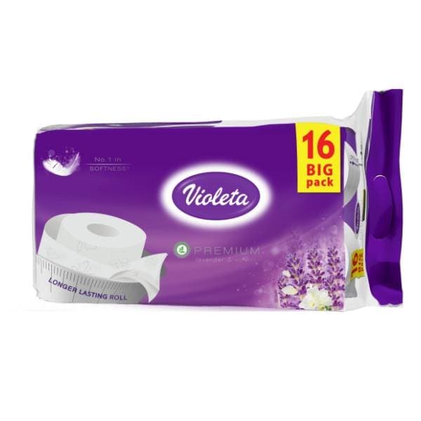 Toalet papir VIOLETA premium lavanda 16kom 0
