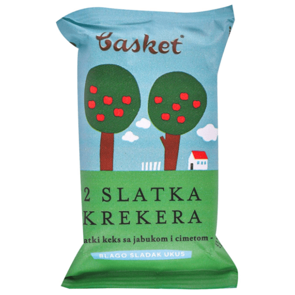 BASKET 2 slatka krekera jabuka cimet 25g 0