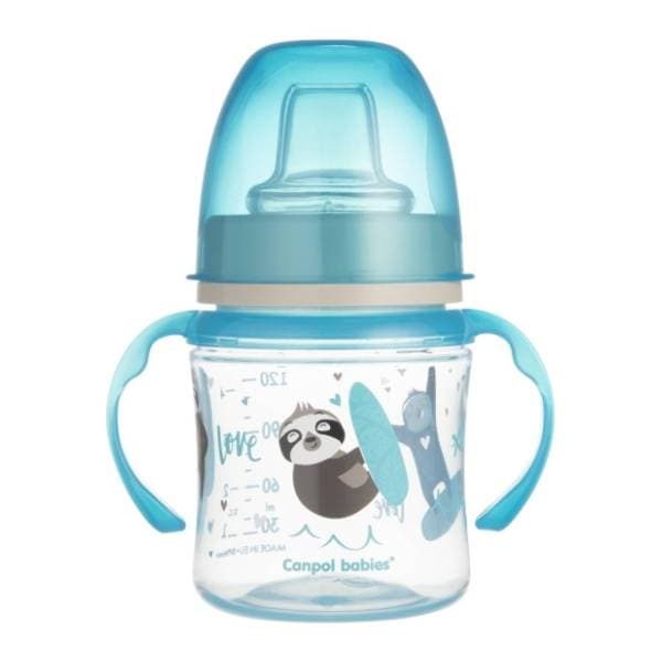 CANPOL BABIES Exotic Animals čaša trening 120ml plava 0