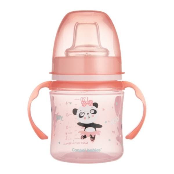 CANPOL BABIES Exotic Animals čaša trening 120ml roze 0