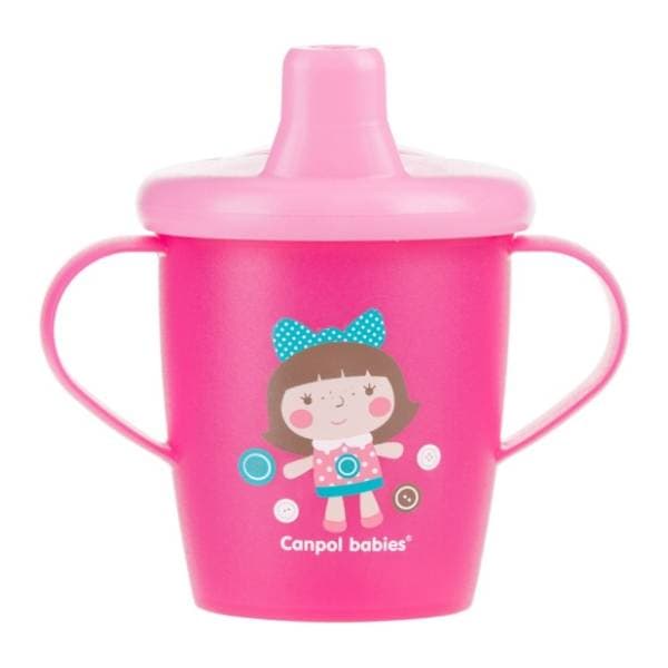 CANPOL BABIES No spill šolja Toys 250ml roze 0