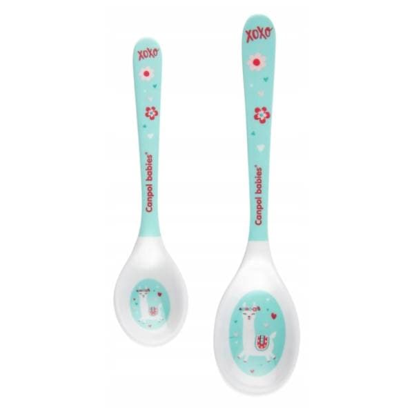 CANPOL BABIES set kašika Melamine exotic animals 2kom tirkizni 0