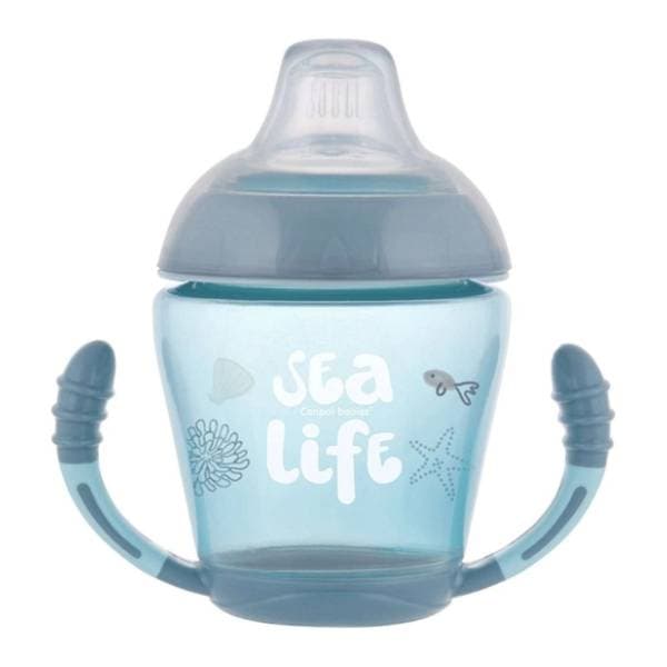 CANPOL BABIES šolja Sea life 230ml grey 0