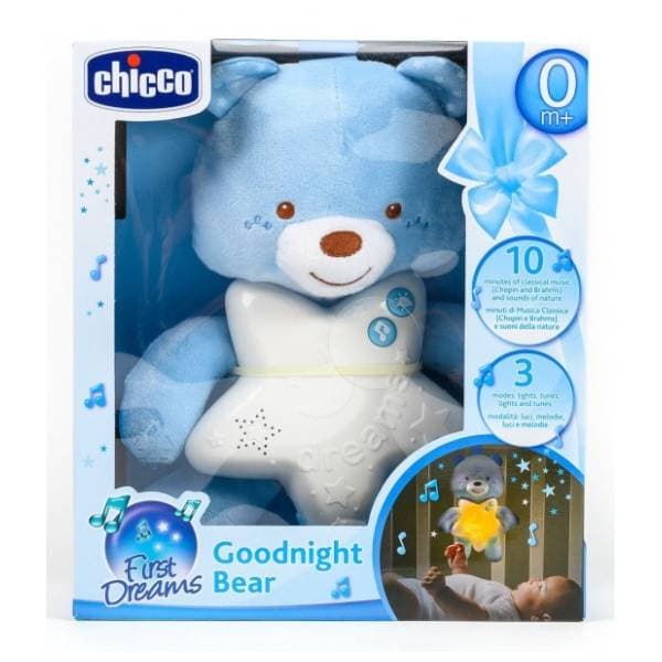 CHICCO igračka projektor meda Goodnight plavi 1