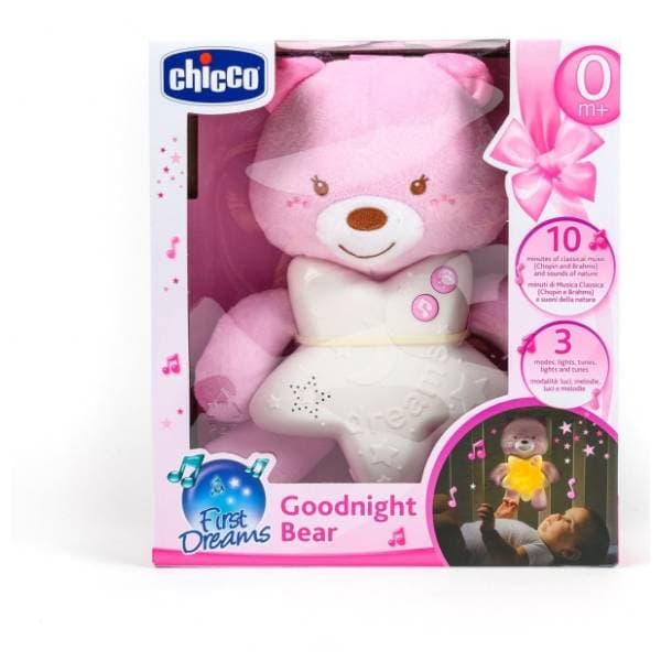 CHICCO igračka projektor meda Goodnight roze 1