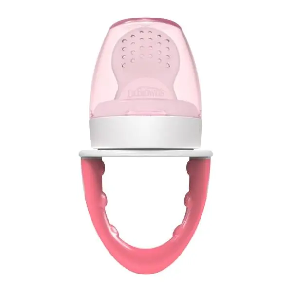 DR. BROWN'S Silikonska mljackalica roze 0